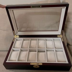 Cherry watch case watch box